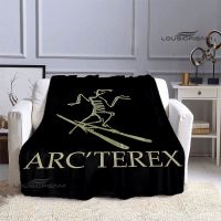 2023 in stock Arcteryx Logo Printed Blanket Children Beautiful Warm Flannel Soft Comfortable Home Travel Birthday Gift，Contact the seller to customize the pattern for free