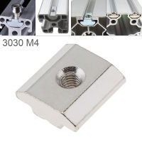 Nut 1PC M4สำหรับ30 Series Slot T-Nut Sliding T Nut Hammer Drop In Nut Fasten Connector 3030ฮาร์ดแวร์เฟอร์นิเจอร์อลูมิเนียม