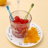 50pcs Mini Fruit Fork Children Snack Cake Dessert Tool Food Picks Bento Party Decor Food Safe Plastic Cocktail Picks Fruit Picks