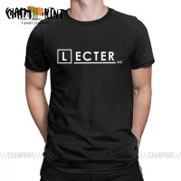 New เสื้อยืดผ้าฝ้าย 100% แขนสั้นพิมพ์ลาย Hannibal Lecter สําหรับบุรุษ discount  8KTN