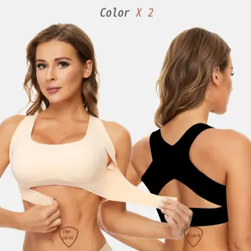 Push-Up Full Cup Bra, Posture Correcting Bra, Adjustable Support Bra,  Posture Correction Front Close Bra Lace (2Pcs-A,L) at  Women's  Clothing store