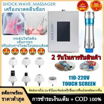 CTLNHA Shockwave Therapy Machine for Body Muscle Relaxation with 7 Massage  Heads Shock Wave Machine Pain Relief