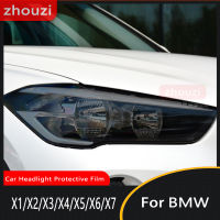 For BMW X1 F48 X2 F39 X3 F25 G01 X4 G02 X5 F15 X6 F16 X7 Car Headlight ed Black Film Self Healing TPU Sticker