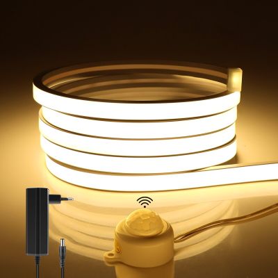 Waterproof COB LED Neon Light Strip With PIR Motion Sensor Switch Smart Lamp For BedRoom Room Corridor Security Night Lightin LED Strip Lighting