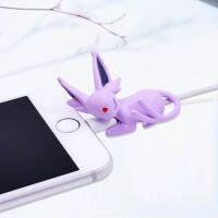 โปเกมอนการ์ตูนอะนิเมะสาย USB ป้องกันสายเคเบิลข้อมูลสำหรับ การ์ตูนเคเบิ้ลสายชาร์จอุปกรณ์เสริมกัดตุ๊กตารุ่นผู้ถือ