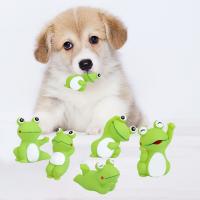 1Pc Cute Rubber Sound Frog Grunting Squeak Latex Pet Chew Toys for Dog Squeaker Chew Training Puppy Supplies Pet Products Toys