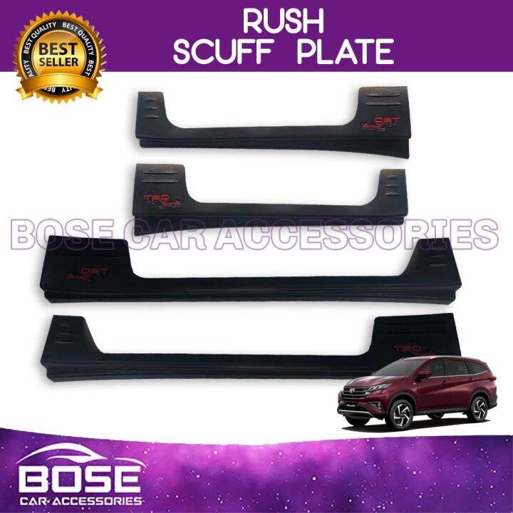 Outer Car Scuff Plate for TRD Toyota Rush G E Aruz 2018 ON Door