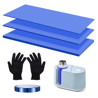 Sublimation Tumblers Wrap Accessories, 3 Thicknesses Silicone Sublimation Wrap Bottle Blanks Products for Heat Press
