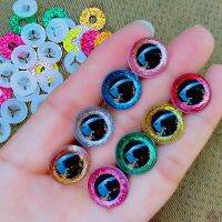 20pcs Plastic Glitter Safety Eyes Crochet Amigurumi Diy Bulk Mixed Sizes Making 10/12/14/16/18/20/22mm