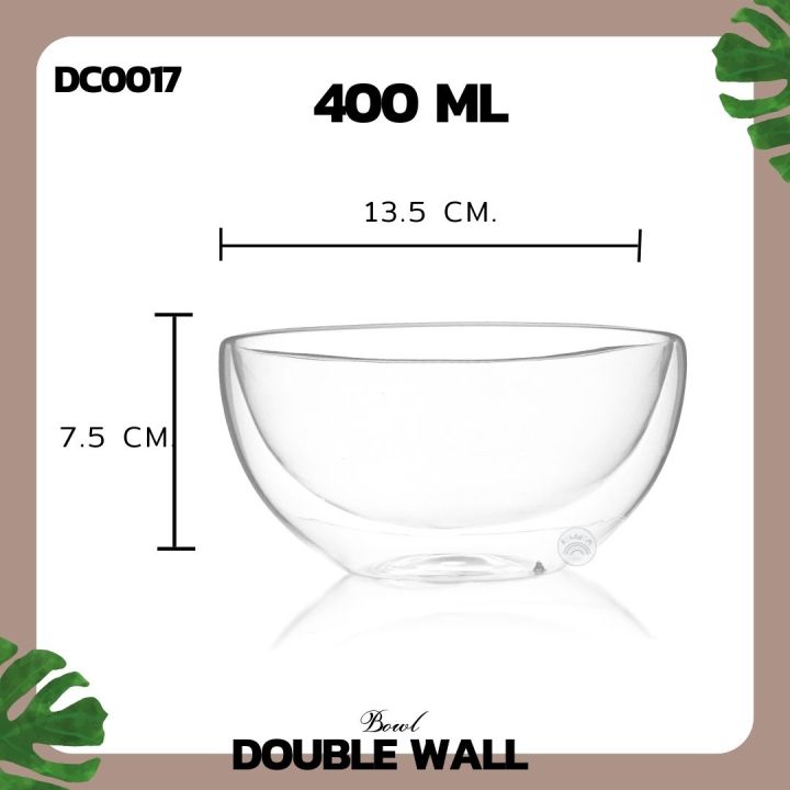 new-ถ้วย-ชาม-ชามแก้ว-สองชั้น-bowl-double-wall-glass-ขนาด-350-500ml-ชามแก้วสองชั้น-ถ้วยใส่อาหาร-ถ้วยแก้ว-2-ชั้น-ราคาถูก-พร้อมส่ง