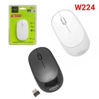 เมาส์ไร้สาย Anitech Wireless Mouse รุ่น W224 Black