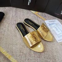 YSL Womens Flat Slippers