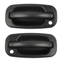 2Pcs Exterior Outer Door Handle Textured Finish Front Left and Right Side for Chevy Gmc