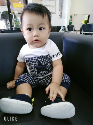 [มีเก็บเงินปลายทาง]Amart Cotton Newborn Baby Infant Boy Clothes Sets T-shirt Top +Plaid Pants Outfits - intl
