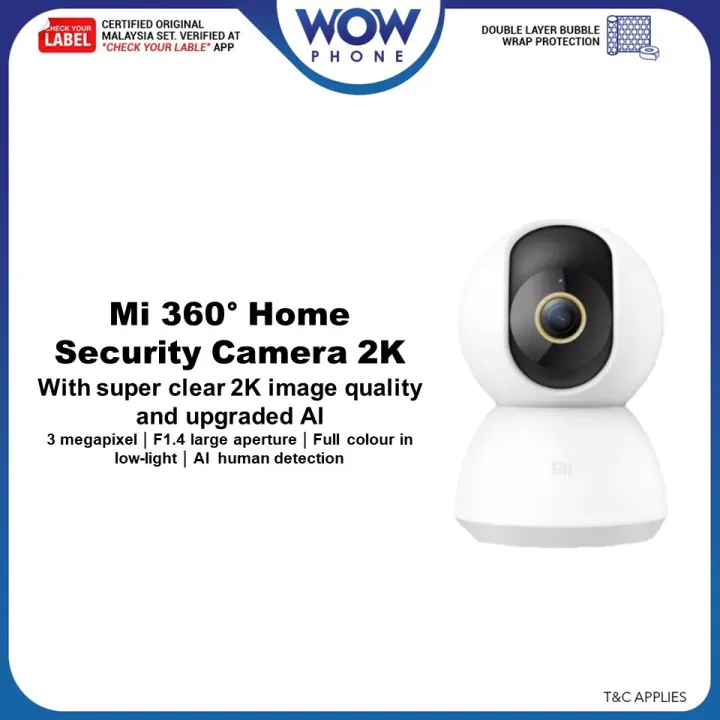 [READY STOCKS] Mi 360° Home Security Camera 2K , 1 Year Warranty by