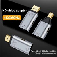 【CPH Digital store】RYRA 4K Type C To Dp/hdmi เข้ากันได้สายเคเบิล DP มินิ USB HDMI อะแดปเตอร์ Thunderbolt 3