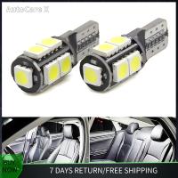 AUTOCARE X 2ชิ้นหลอดไฟสีขาว LED 5050 9SMD ซังข้าวโพด T10 Car หลอดไฟอ่านหนังสือไฟโดมแผนที่ป้ายทะเบียนรถ