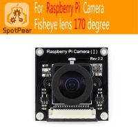 【❉HOT SALE❉】 fuchijin77 Raspberry Pi โมดูลกล้องฟิชอายมุมกว้าง5ล้านพิกเซลเลนส์170ขนาดใหญ่สุด