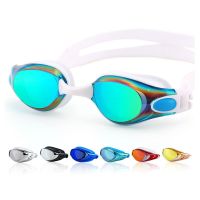 New Men Women Swimming Goggles Myopia Anti-Fog Prescription Waterproof Silicone Swim Pool Eyewear Cap Adults Kids Diving Glasses Goggles