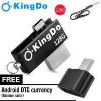 ?BigSale! USB อะแดปเตอร์ KINGDO 32GB 64GB 128 GB OTG U disk Flash Drives and Free Micro UBS Otg สุดพิเศษ