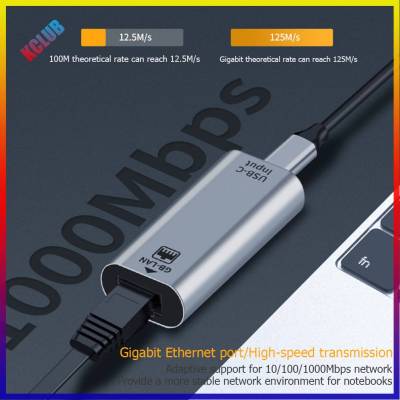 USB Type C ตัวเมียเป็นแลนอีเทอร์เน็ตสำหรับ RJ45อะแดปเตอร์สมาร์ทโฟนกระเป๋าใส่เครื่องอ่านอีบุ๊ค