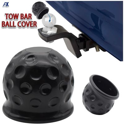 【CW】▥✙  50mm Tow Bar Cover Cap Rubber Hood Trailer Hitch Towball Car Accessories