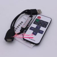 Mini USB 5V RF Wireless LED Controller Dimmer Remote Control For USB LED String