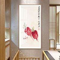 หมึกจีนที่ทันสมัย Qi Baishi บัวพิมพ์ที่มีชื่อเสียงผ้าใบวาดภาพภาพสำหรับห้องนั่งเล่นโปสเตอร์และภาพพิมพ์ศิลปะบนผนังไร้กรอบผ้าใบพิมพ์1ชิ้นกรอบไม้ด้านในหรือไร้กรอบ (ขนาดภาพสามารถปรับแต่งได้)