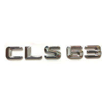 3D Chrome Silver Trunk ตัวอักษรสัญลักษณ์สติกเกอร์สำหรับ Benz CLS63