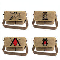 Anime Hunter X Hunter Cosplay Canvas Students School Uni Bags Crossbody Messenger Shoulder Bookbag Fashion Travel Daily Gifts