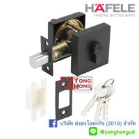 DEADBOLT 1 ด้าน HAFELE 489.10.577 สีดำ กุญแจ กุญแจลิ้นตาย