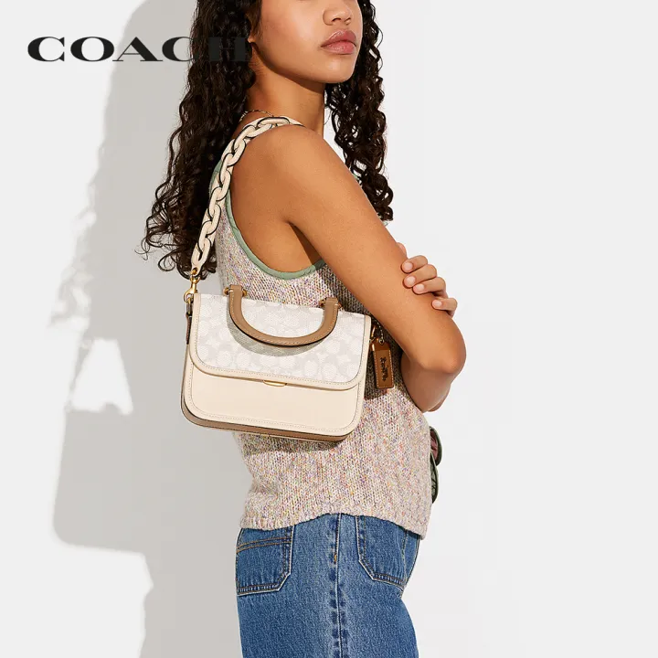 coach-กระเป๋าถือผู้หญิงรุ่น-rogue-top-handle-in-signature-jacquard-สีขาว-ca215-b4udl