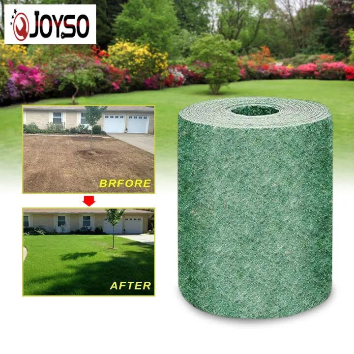 JOYSOย่อยสลายได้Grass Grow Matปุ๋ยสวนปิกนิกเมล็ดพืชเสื่อ Lazada.co.th