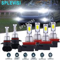 LED ไฟหน้าไฟตัดหมอก Hi ไฟต่ำ HID ไฟรถสีขาวสำหรับโตโยต้าไฮแลนเดอ2014 2015 2016 2017 2018 Bombillas Led Coche