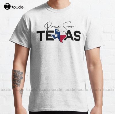 Pray For Texas Texas Strong Gun Control Now Classic T-Shirt Athletic&nbsp;Shirts &nbsp;Breathable Cotton Xs-5Xl Streetwear Unisex Tee