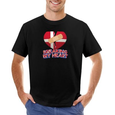 Breaking My Heart - Reiley - Denmark - Eurovision 2023 T-Shirt Anime Clothes Heavy Weight T Shirts For Men