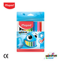 Maped (มาเพ็ด) สีเมจิก 10 สี OCEAN COLORPEPS MAPED รหัส FC/845724