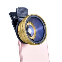 2 IN 1 Mobile Phone Lens 0.45X Wide Angle Len &amp; 12.5X Macro HD Camera Lens Universal For iPhone Samsung Huawei Xiaomi Android