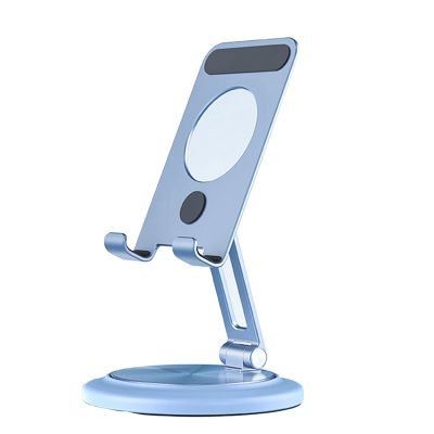 BONERUY Aluminum Alloy Cell Phone Tablet Stand Rotating Cell Phone Tablet Universal Desktop Stand