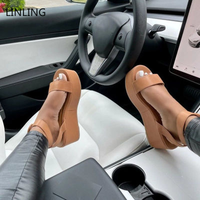 Women Platforme Sandals Female Casual Thick Bottom Flat Ladies Open Toe Shoes Womens Summer Fashion Sandalias Plus Size