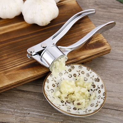 Garlic Press Mincer Stainless Steel Multifunction Crusher Kitchen Cooking Ginger Squeezer Masher Handheld Ginger Mincer Tools Graters  Peelers Slicers
