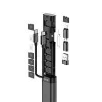 Adapter Card Multi-Função USB อุปกรณ์อ่านข้อมูล Para iPhone ขยาย