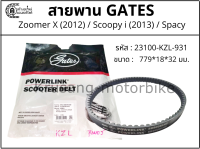 สายพาน Zoomer X (2012) / Scoopy i (2013) / Spacy สายพาน Gates Powerlink
