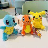 พวงกุญแจตุ๊กตาโปเกม่อนชาร์แมนเดอร์และกระเป๋า Pokémon พิกะจูเซนิกาเมะ Mew ของเล่นตุ๊กตาอะนิเมะญี่ปุ่น