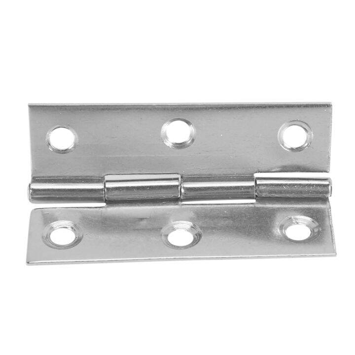 2-5-inches-long-6-mounting-holes-stainless-steel-butt-hinges-40-pcs