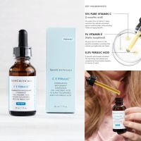 แท้USA100%SKINCEUTICALS C E Ferulic 30mlเซรั่มวิตซีที่ดีที่สุดช่วยให้คุณมีผิวที่เรียบเนียน กระชับขึ้น