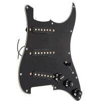 แผ่นแผงเดี่ยวกีต้าร์วงจรปิ๊กอัพสำหรับ Pickguard กีตาร์ไฟฟ้าอะไหล่เครื่องมือซ่อมแซม Fender