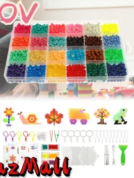 24 Colors 2.6mm Fuse Bead Set 15000-16000Pcs Art Crafting Melting Beads  Puzzle Magic DIY Art Craft Toys Refill Beads with Sto 