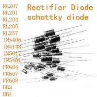 Rectifier Diode schottky diode RL257 1N5406 1N4148 1N5817 RL207 RL201 RL204 RL205 1N5401 1N5401 FR604 FR607 FR608 DB3 DB4 DO-41Electrical Circuitry Pa