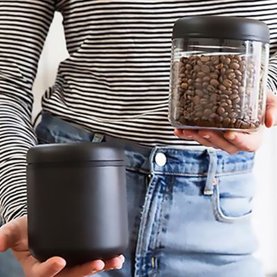 Fellow Atmos Airtight Coffeetea Container Storage Canister Set Coffee Bean Storage Jartank Vacuum Sealed Cans 0.4L0.7L1.2L
